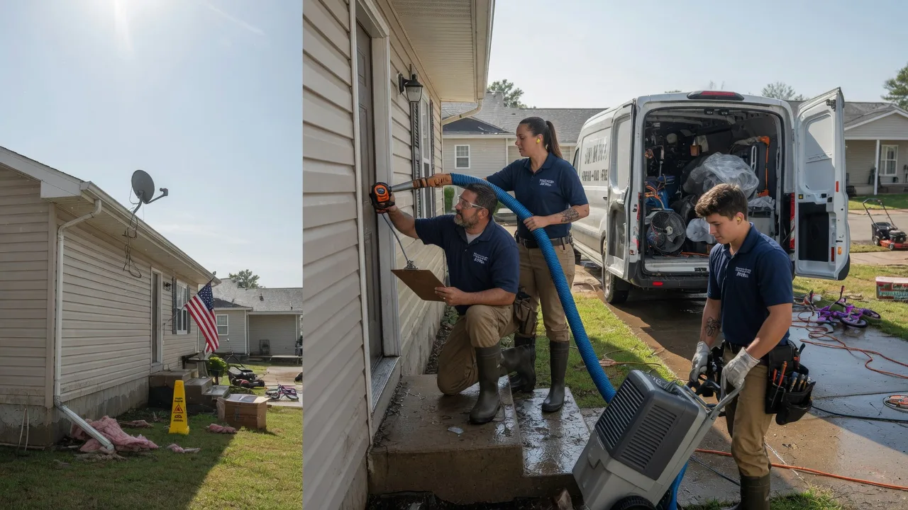 Ceiling Water Damage Restoration in Quinton, VA near me